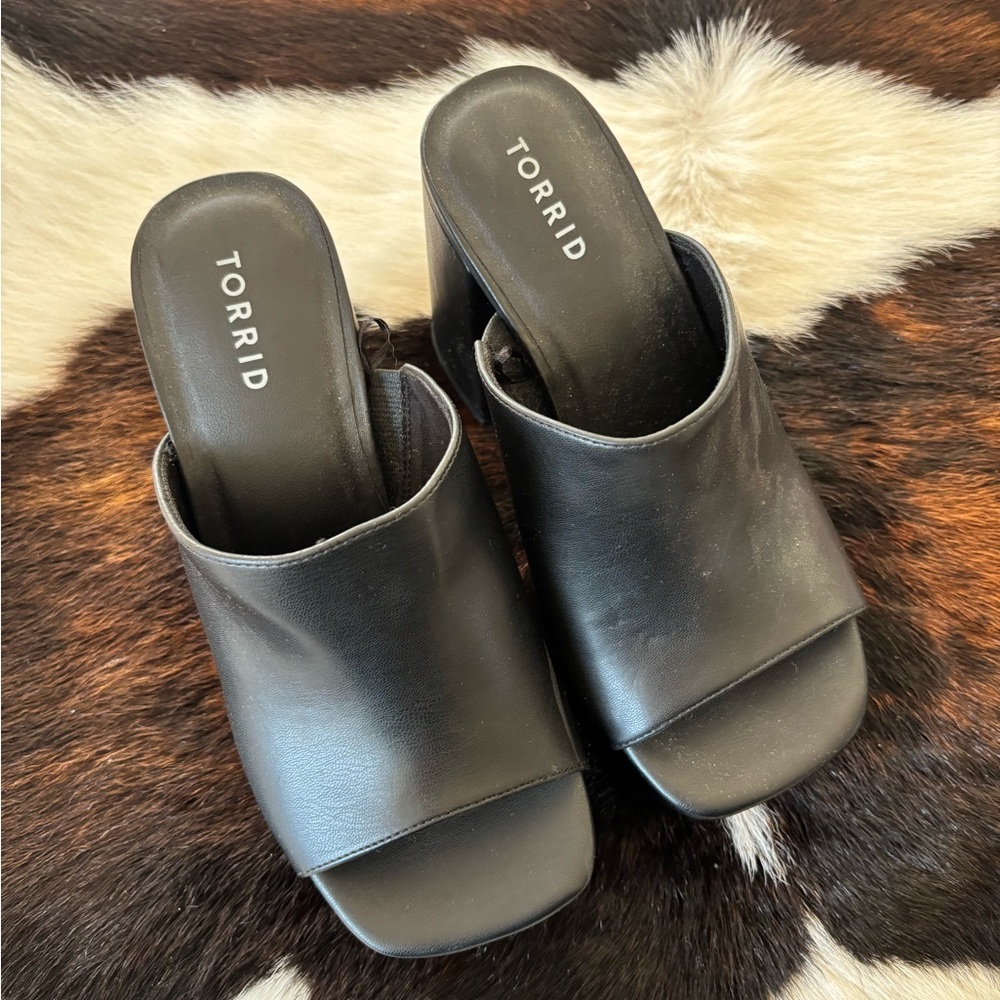 Torrid Black Mules